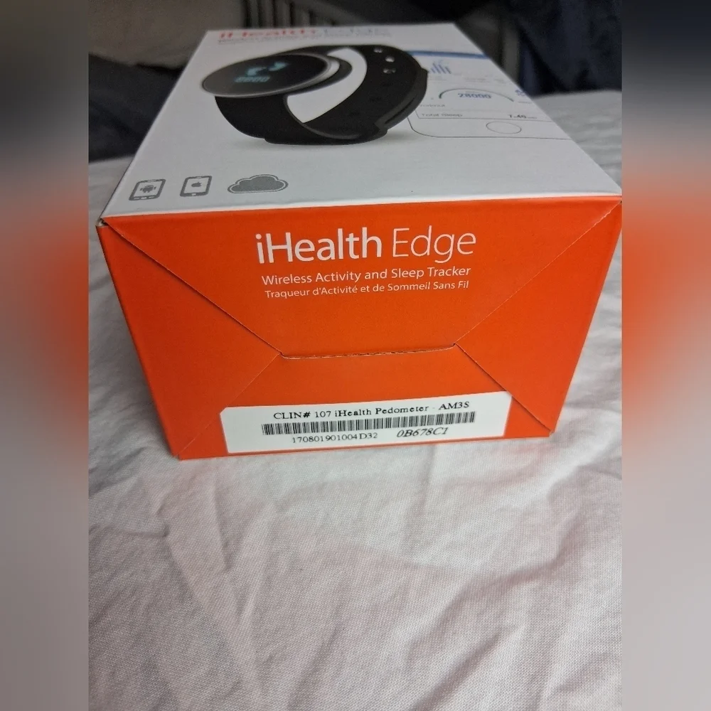 Ihealth Edge Black Wireless Activity and Sleep Tracker